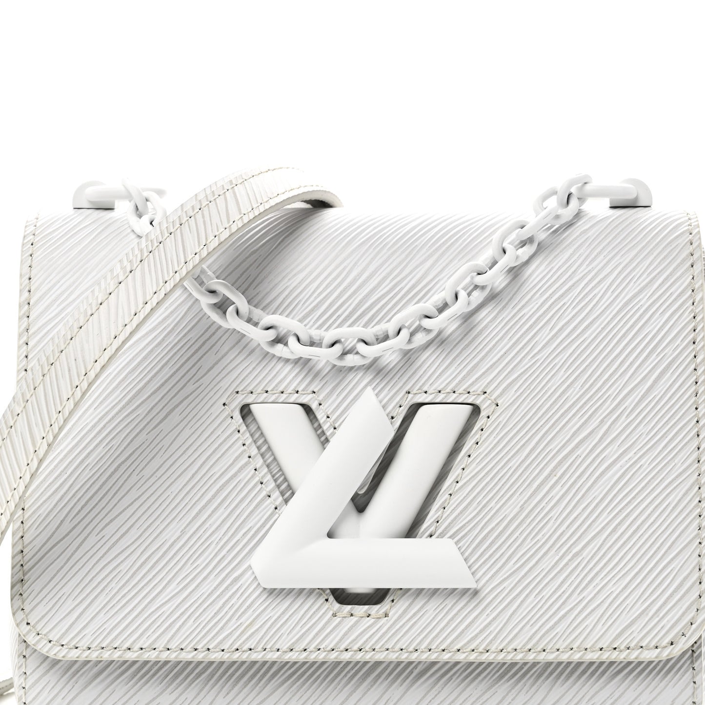 Epi Twist Shoulder Bag PM Matte White
