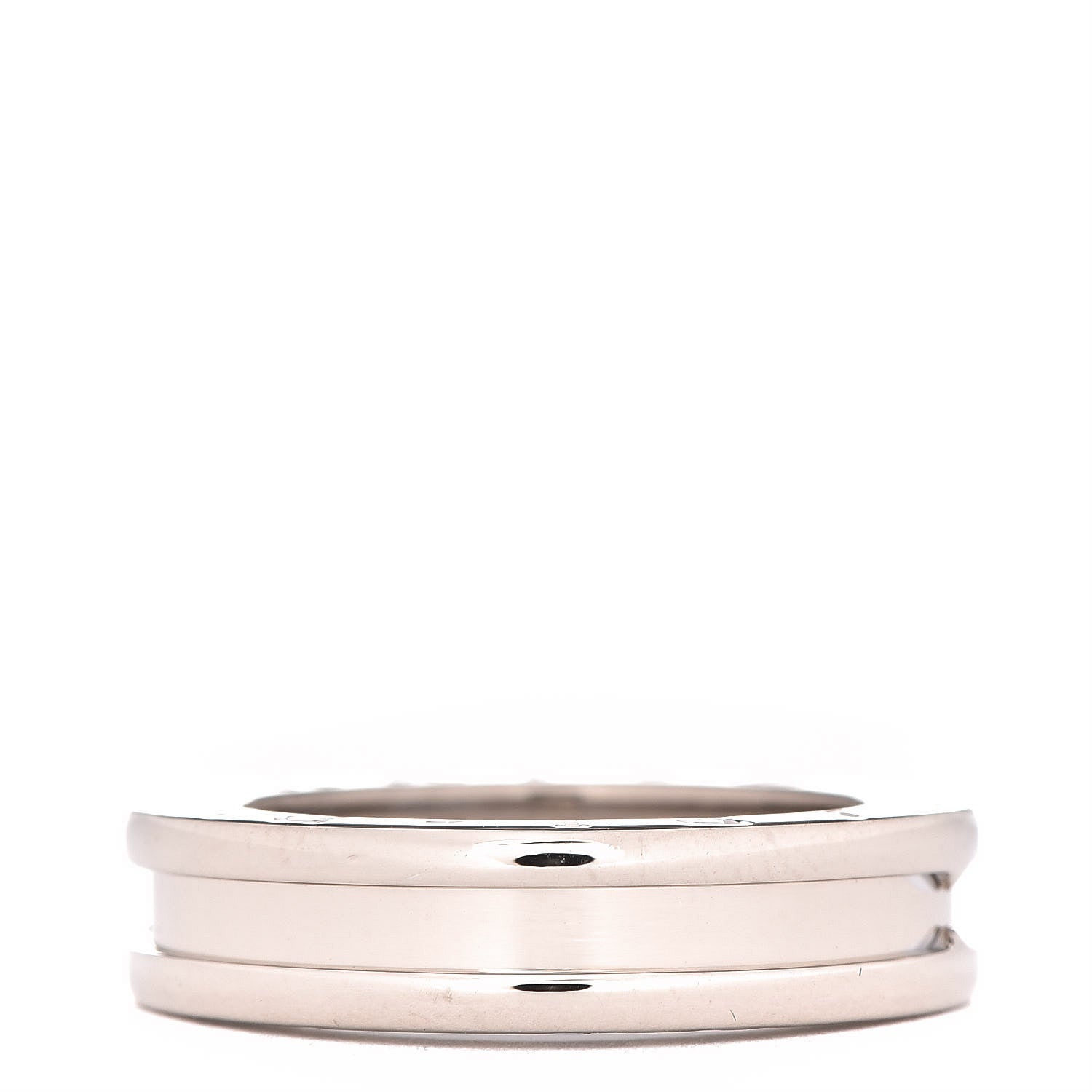Bulgari 18K White Gold B.Zero1 One-Band Ring 48 4.5 3 of 5