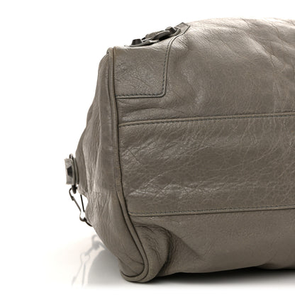 Balenciaga Agneau Classic Hardware Boston Gris Pyrite 10 of 17