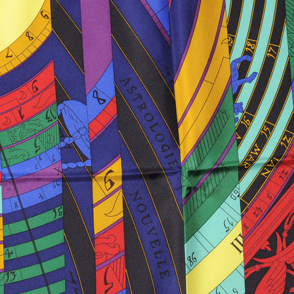 Hermes Silk Astrologie Nouvelle Scarf 90 Red 4 of 6