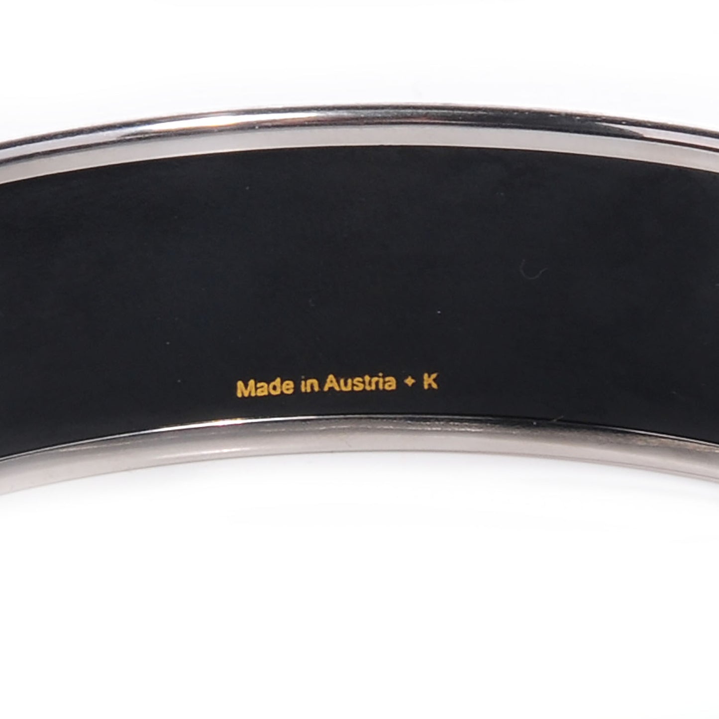 Enamel Printed Capitales Wide Bracelet 70