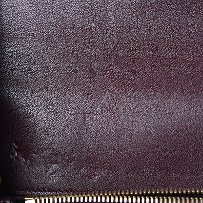 Saint Laurent Sheepskin Matelasse Chevron Monogram Medium College Bag Amaranto 18 of 25