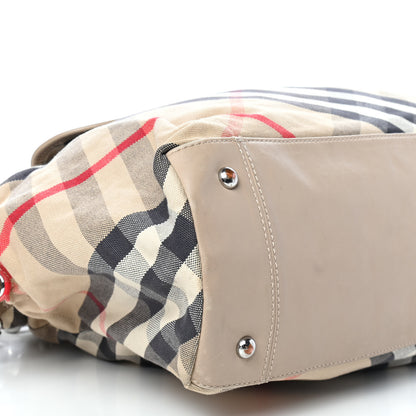 Burberry Nova Check Tote Diaper Bag Beige 6 of 7