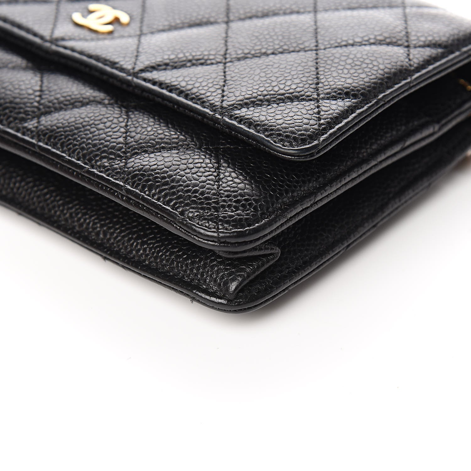 Chanel Caviar Quilted Wallet On Chain WOC Black 10 of 16