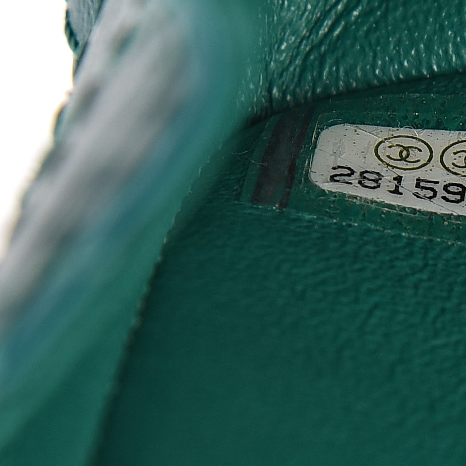 Chanel Aged Calfskin Quilted 2.55 Reissue Mini Flap Green 9 of 9