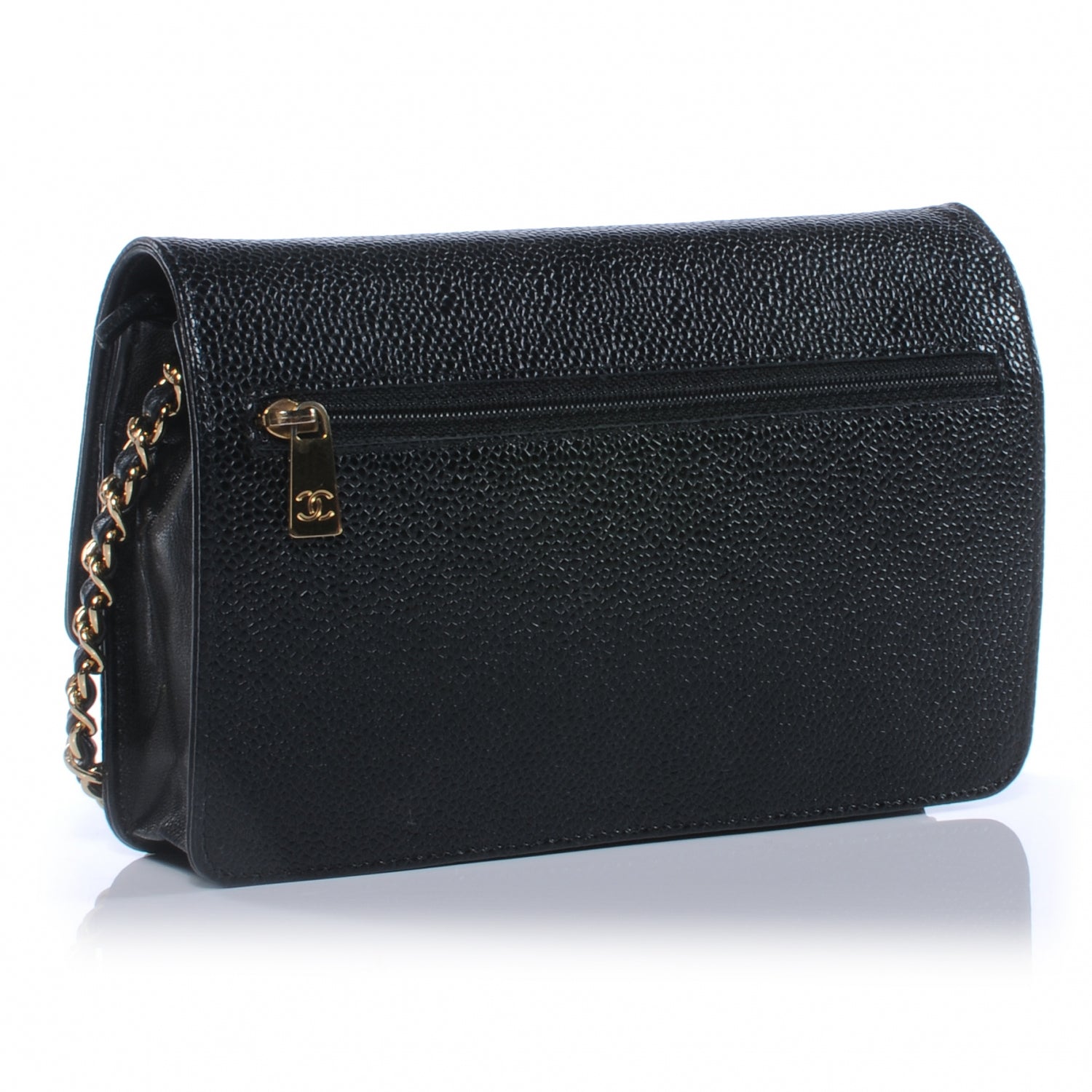Chanel Caviar Wallet on Chain WOC Black 3 of 7