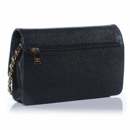 Chanel Caviar Wallet on Chain WOC Black 3 of 7