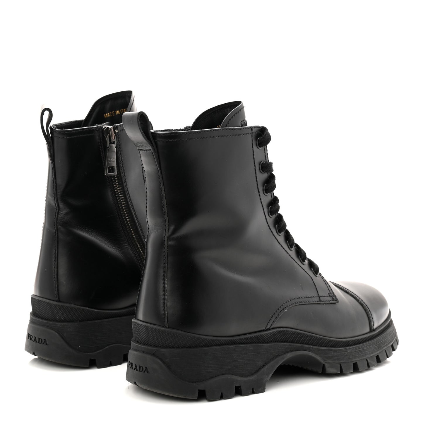 Spazzolato Captoe 30mm Combat Boots 39 Black