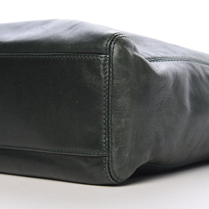 Chanel Lambskin CC Tassel Shoulder Bag Dark Green 10 of 12