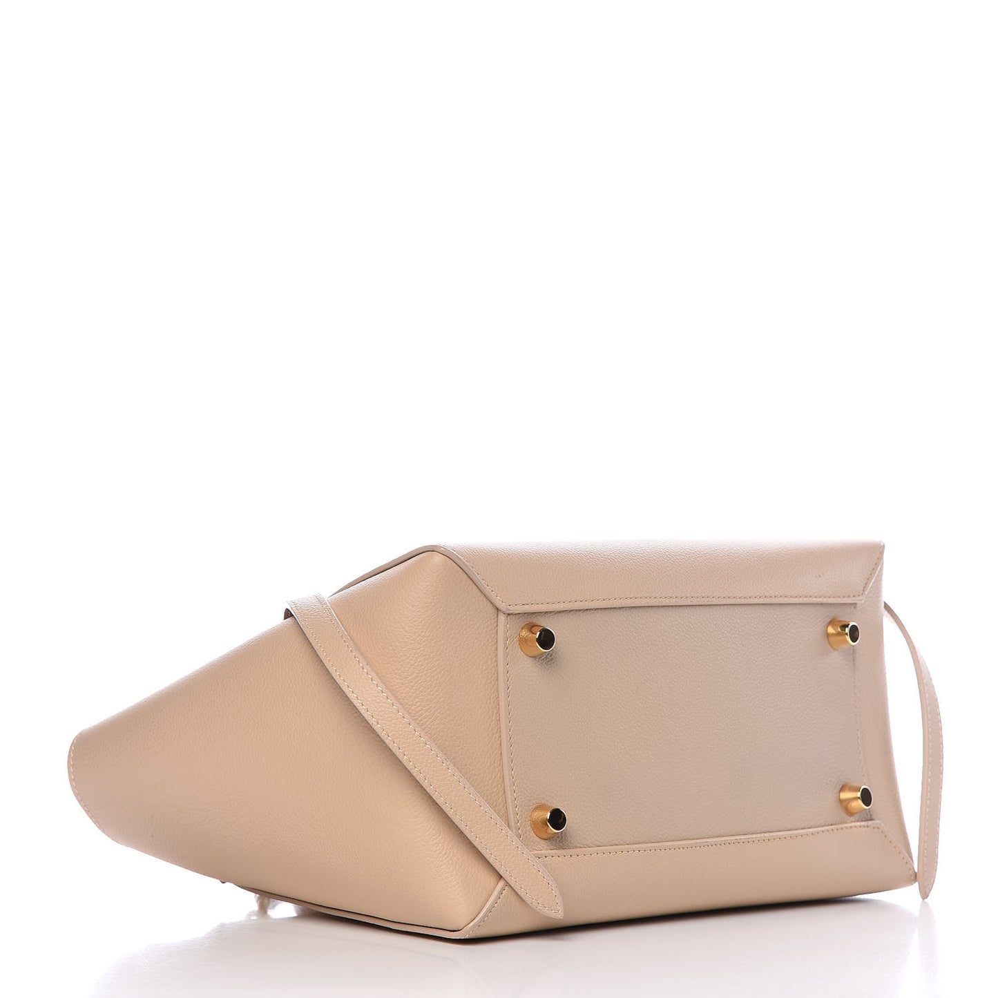 Grained Calfskin Mini Belt Bag Light Taupe