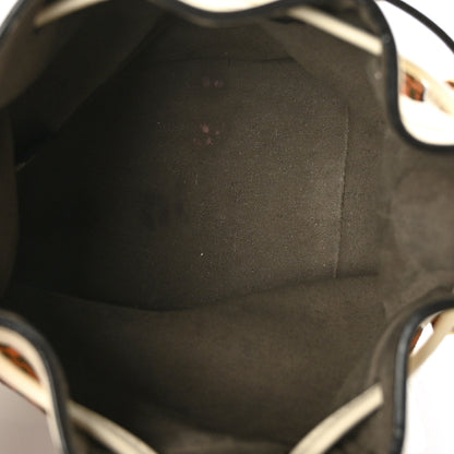 Fendi Suede Vitello King F is Fendi Micro FF Mini Mon Tresor Bucket Bag Arancio Marrone White Ice 5 of 7