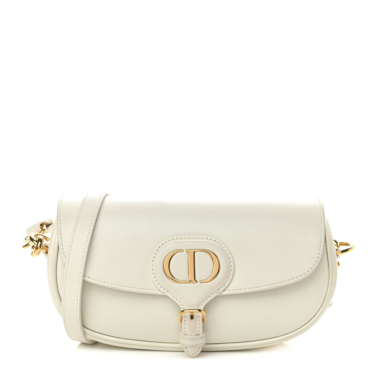 Box Calfskin East West Bobby Bag Latte