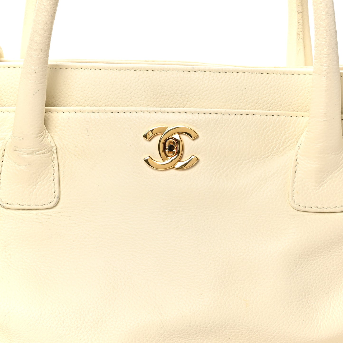 Caviar Cerf Executive Shopper Tote White