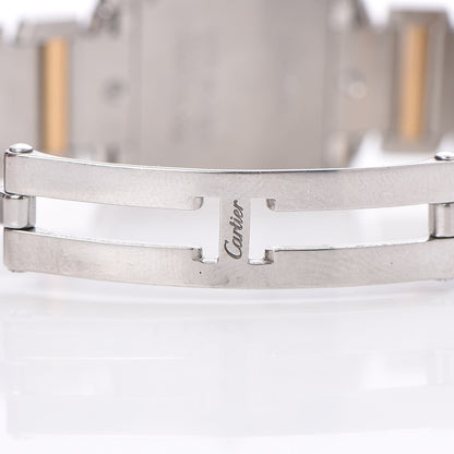 Cartier Stainless Steel 18K Yellow Gold 20mm Tank Francaise Quartz Watch 8 of 11