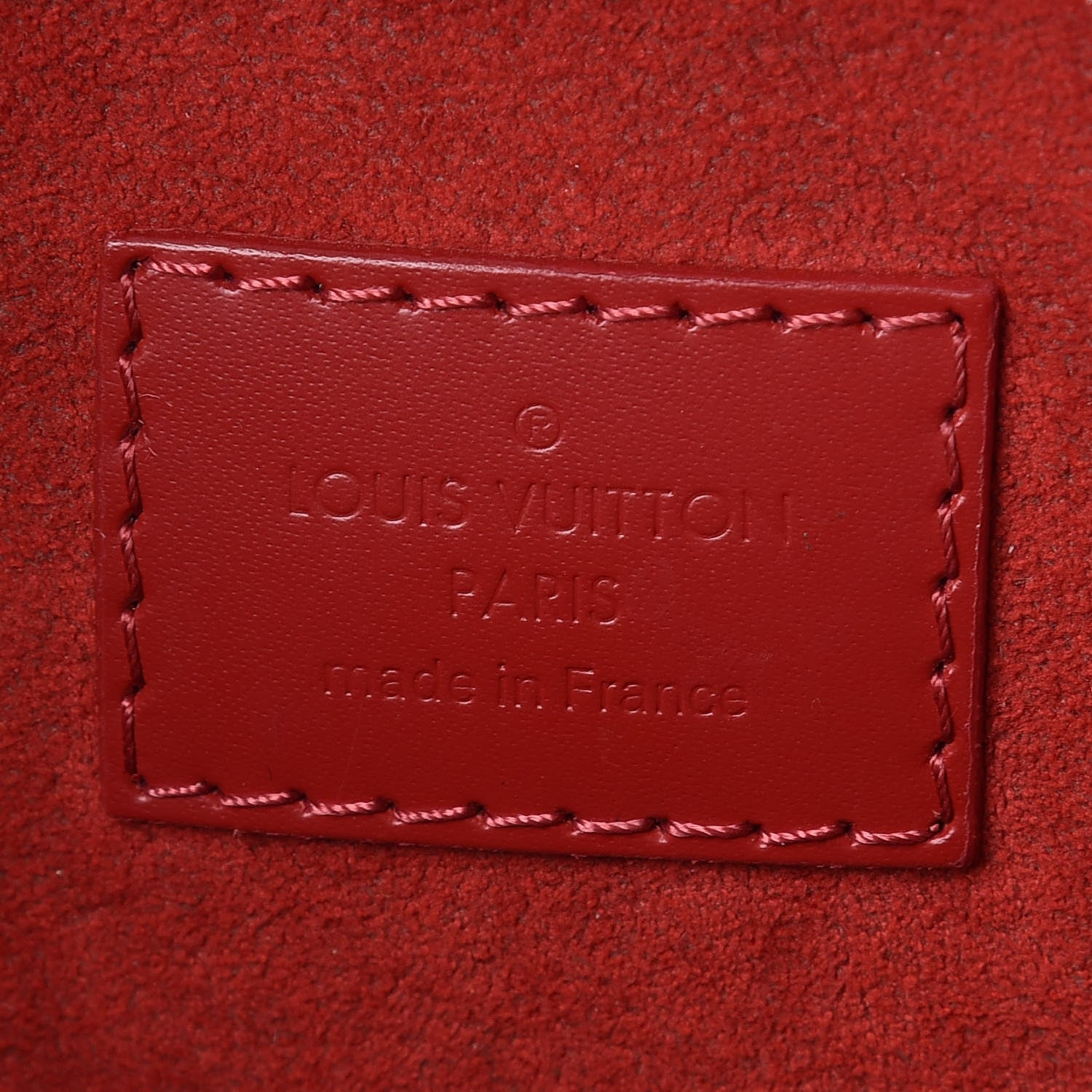 Louis Vuitton Damier Ebene Caissa Hobo Cherry 6 of 11
