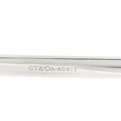 Tiffany Sterling Silver 1837 Bar Drop Earrings 3 of 4