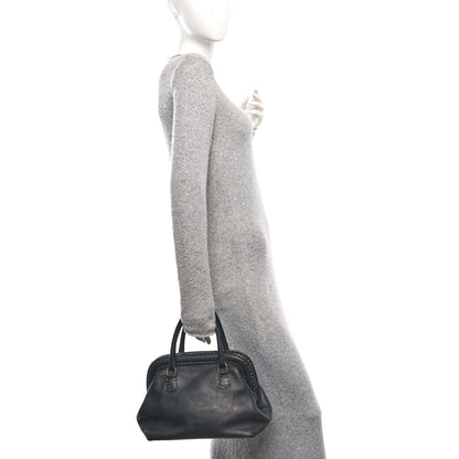 Fendi Calfskin Romano Selleria Adele 1328 Bag Black 2 of 13