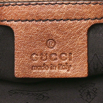 Gucci Calfskin Medium Bamboo Bar Tote Bag Brown 6 of 10