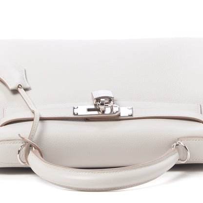 Hermes Evercolor Kelly Retourne 28 Gris Perle 8 of 36