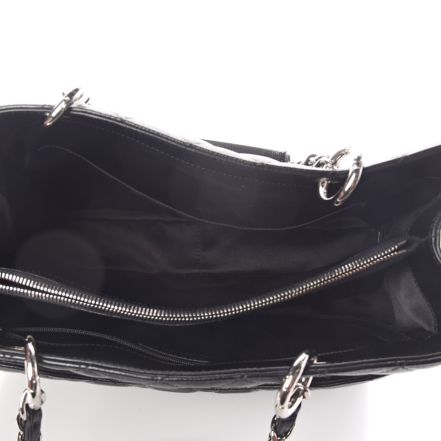 Chanel Caviar Quilted Grand Shopping Tote GST Black 5 of 10