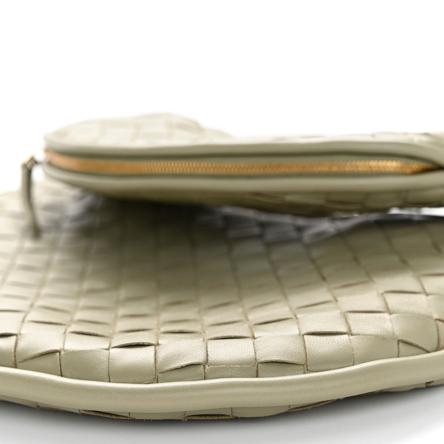 Nappa Intrecciato Medium Gemelli Travertine