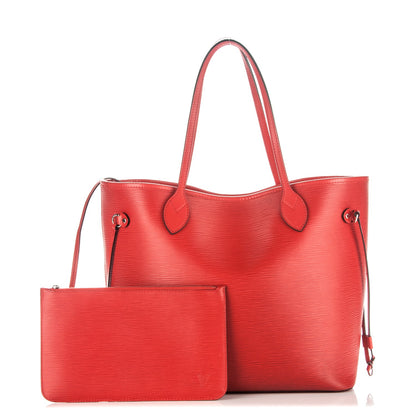Louis Vuitton Epi Neverfull MM Coquelicot 1 of 11