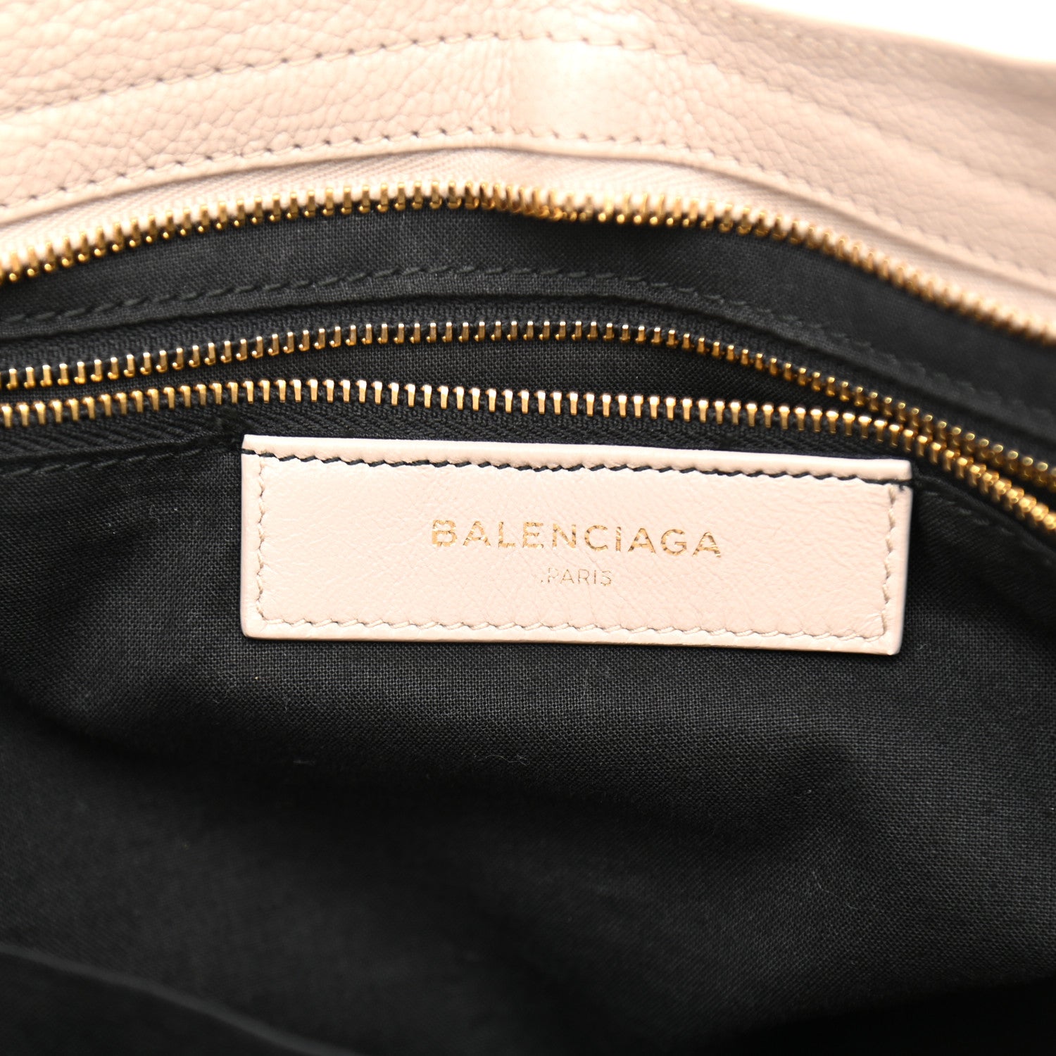 Balenciaga Chevre Gold Hardware Metallic Edge City Beige Praline 6 of 14