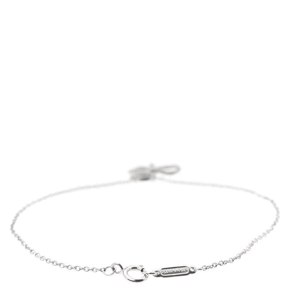 Tiffany Platinum Diamond Paper Flowers Open Flower Bracelet 3 of 6
