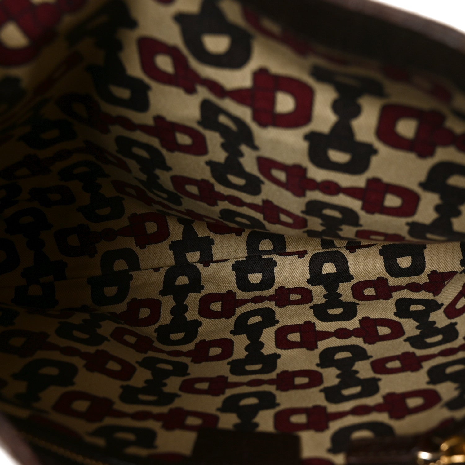 Gucci Grained Calfskin Hasler Hobo Brown 5 of 10