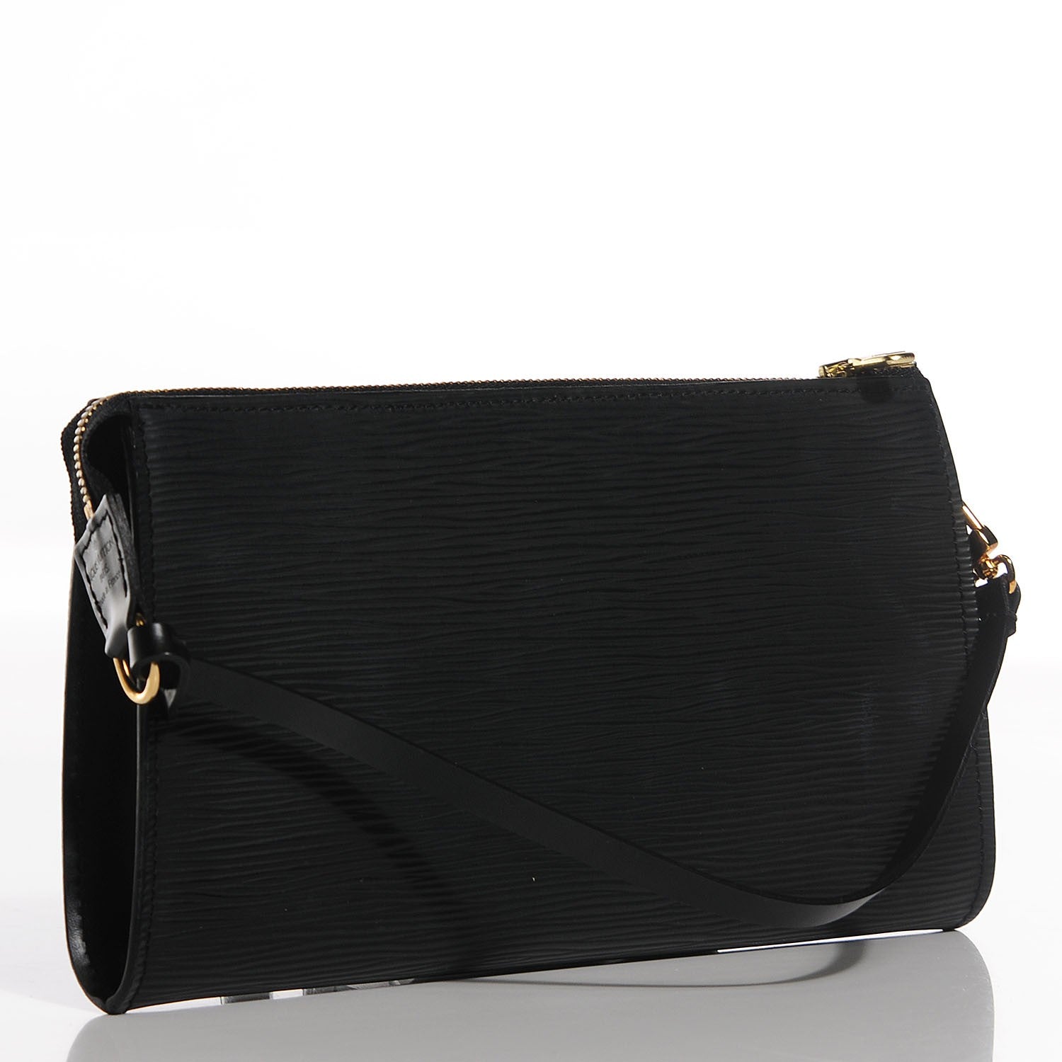 Louis Vuitton Epi Pochette Accessories 24 Black 3 of 7