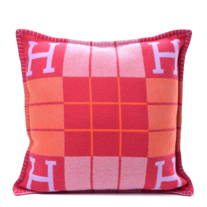 Hermes Wool Cashmere Avalon III Pillow PM Fuchsia Geranium 1 of 3