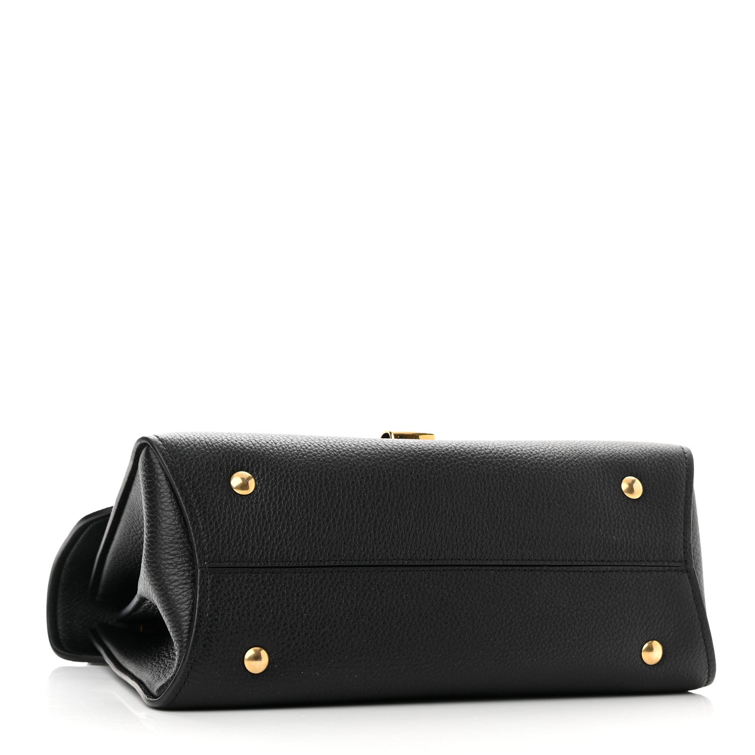 Salvatore Ferragamo Calfskin Small Margot Top Handle Satchel Black 7 of 10