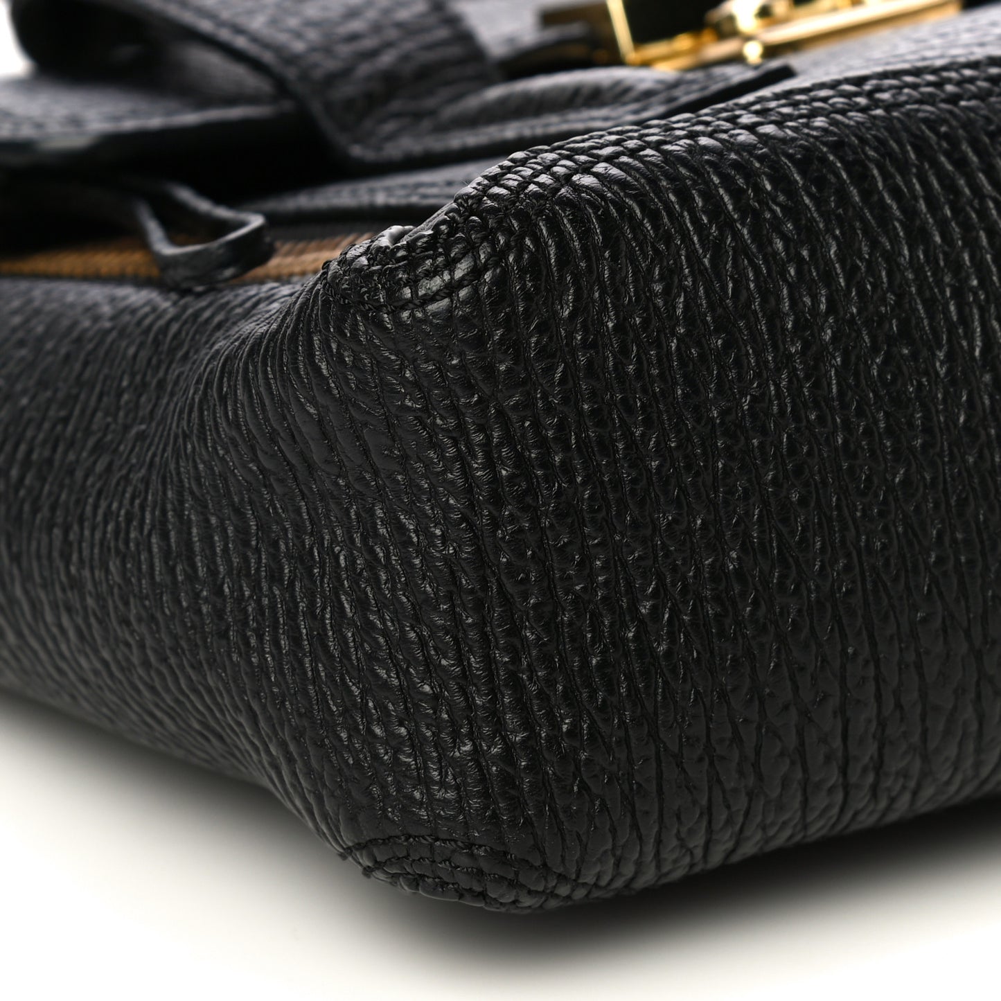 Textured Calfskin Mini Pashli Satchel Black