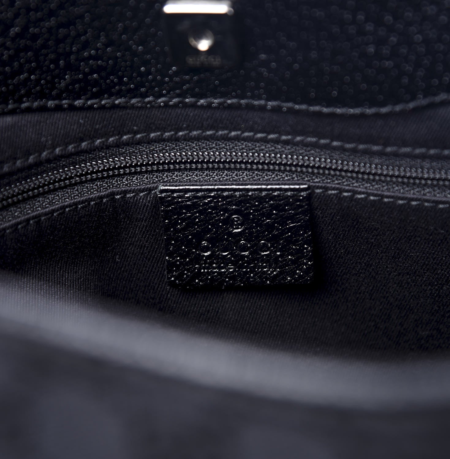 Gucci Monogram Signature GG Tote Black 5 of 8