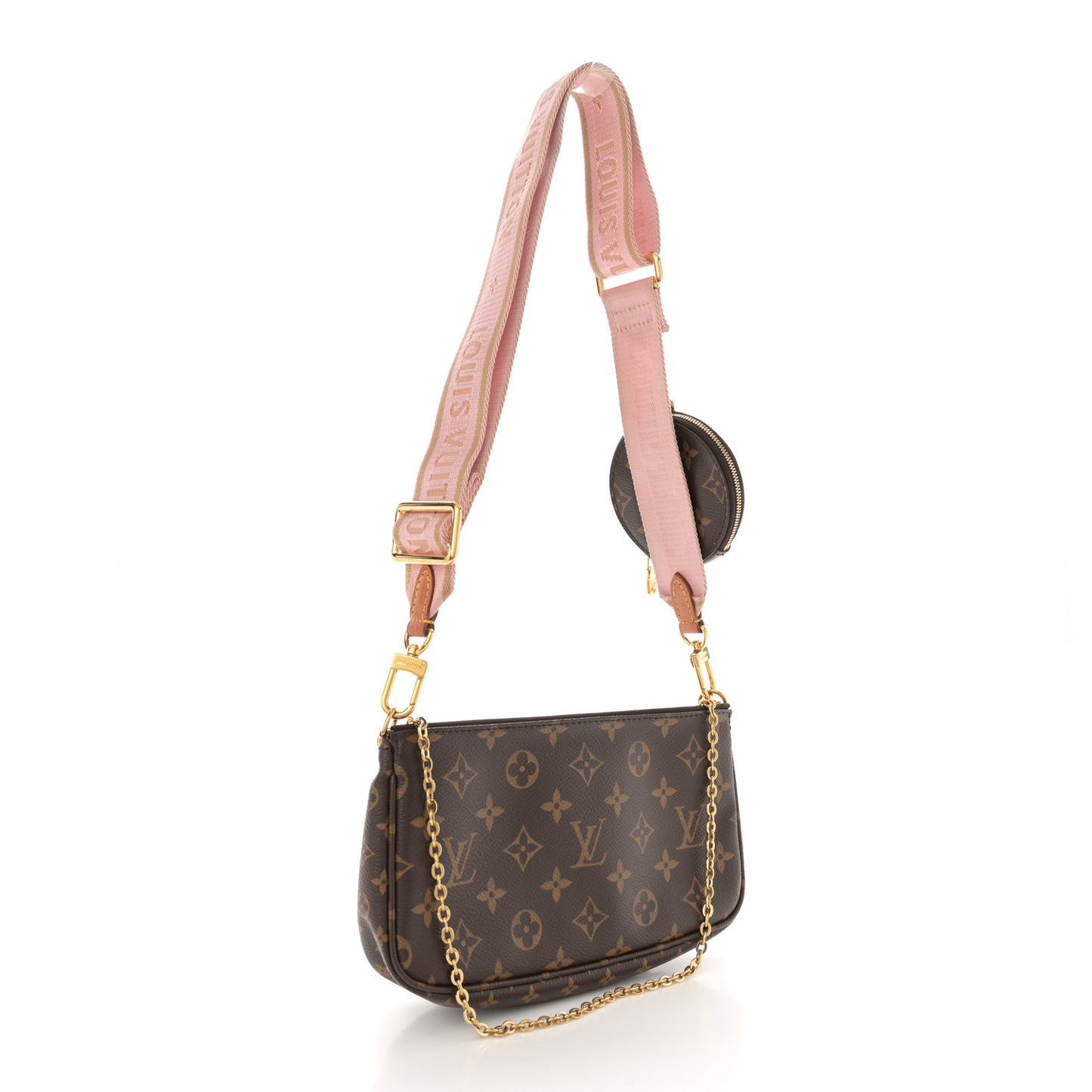 Monogram Multi Pochette Accessories Rose Clair