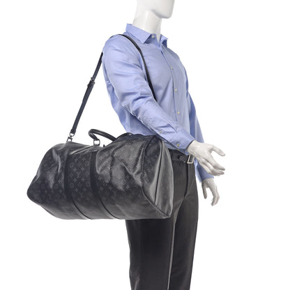 Louis Vuitton Monogram Eclipse Keepall Bandouliere 55 2 of 8
