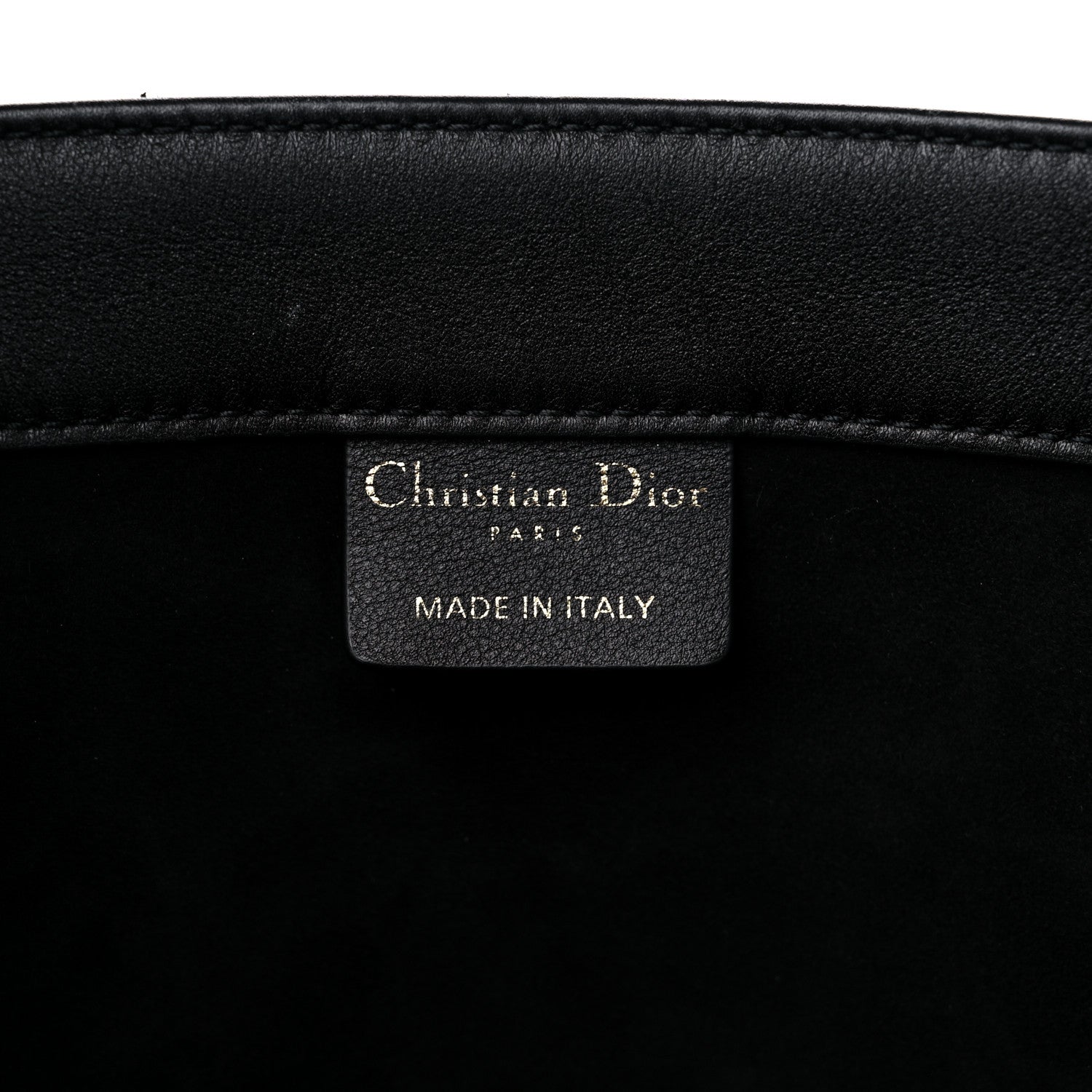 Christian Dior Calfskin Embossed Medium Book Tote Black 6 of 11