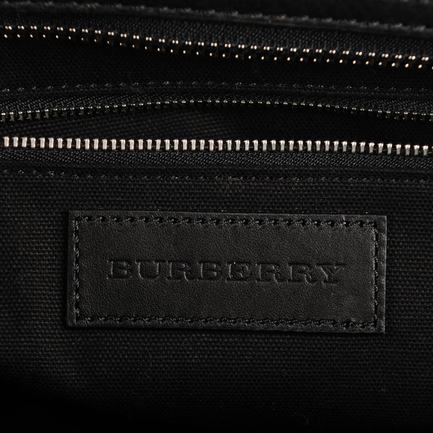 Mega Check Grained Calfskin Medium Harcourt Satchel Black