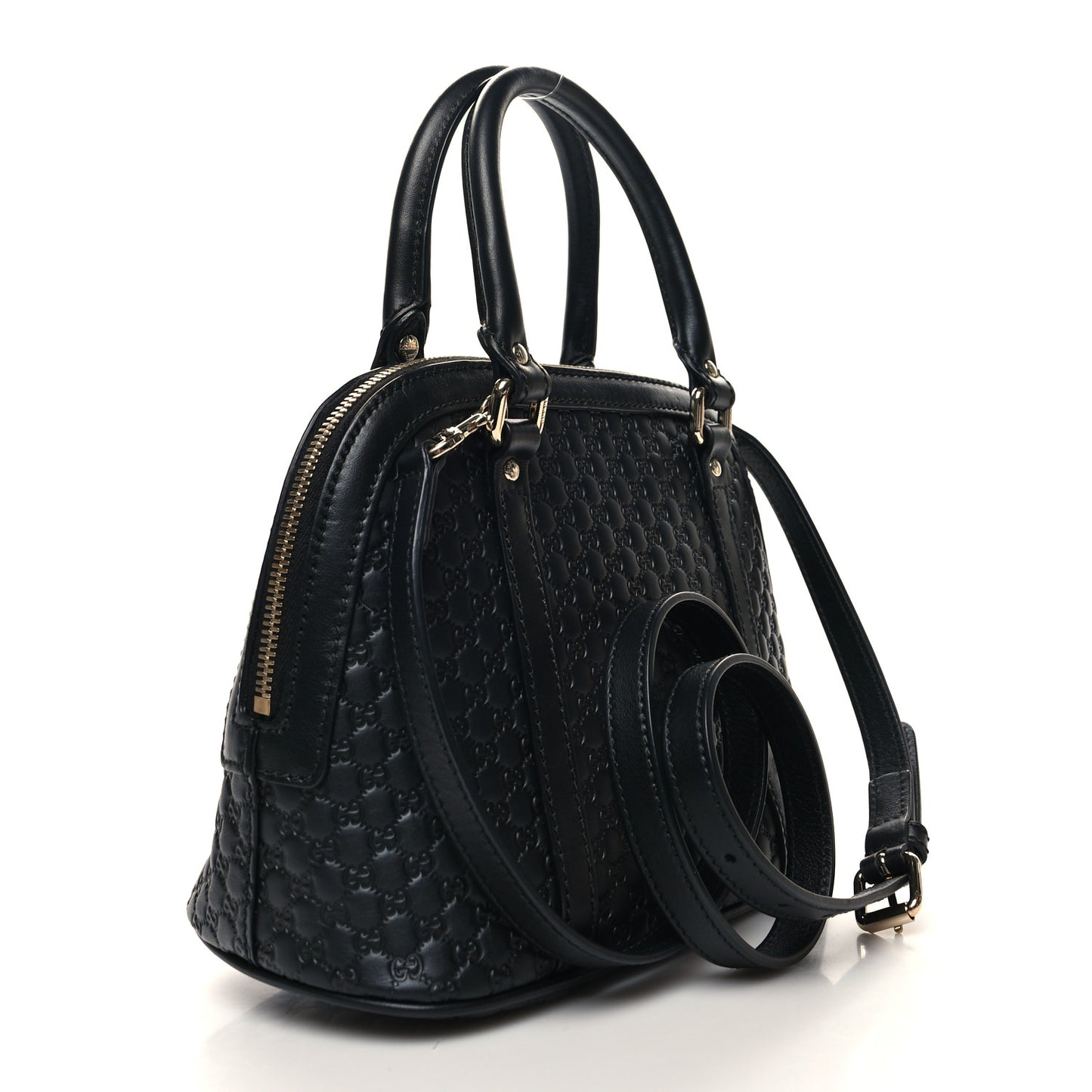 Microguccissima Mini Dome Bag Black