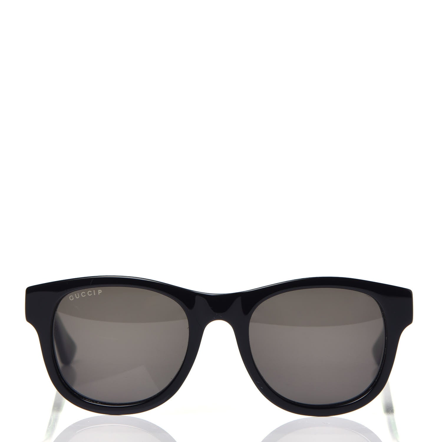 Gucci Acetate Web Sunglasses GG 0003S Black Green 2 of 7