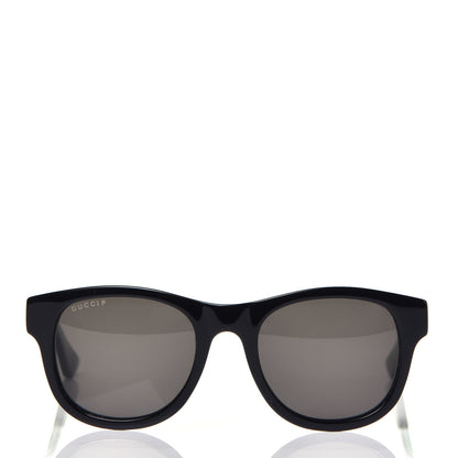 Gucci Acetate Web Sunglasses GG 0003S Black Green 2 of 7