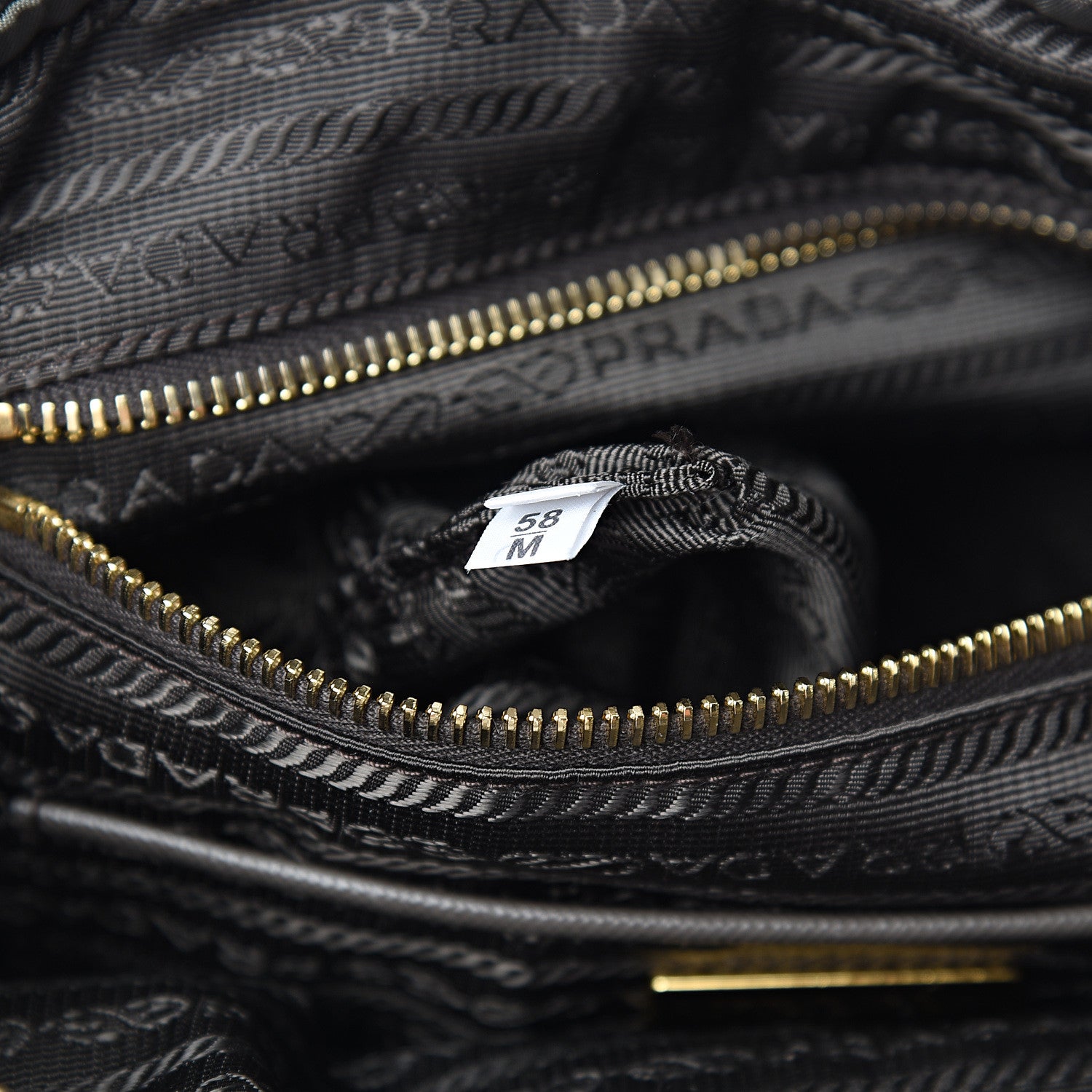 Prada Tessuto Nylon Saffiano Shopping Satchel Grey 6 of 15