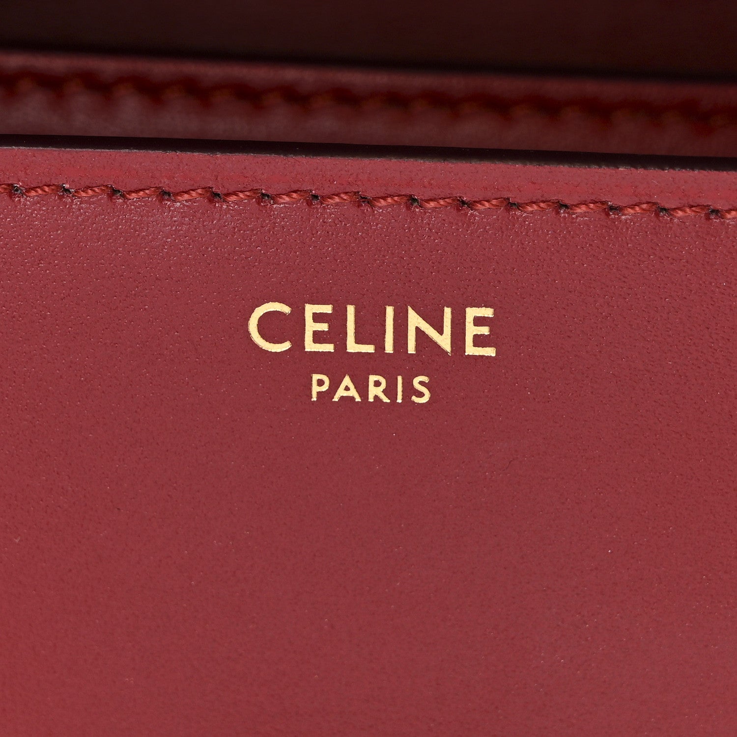 Celine Box Calfskin Teen Classic Box Flap Bag Red 6 of 10