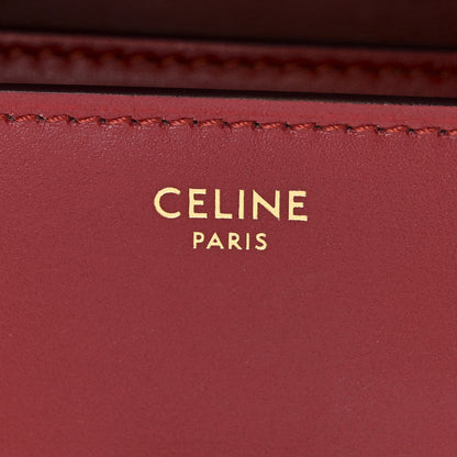 Celine Box Calfskin Teen Classic Box Flap Bag Red 6 of 10