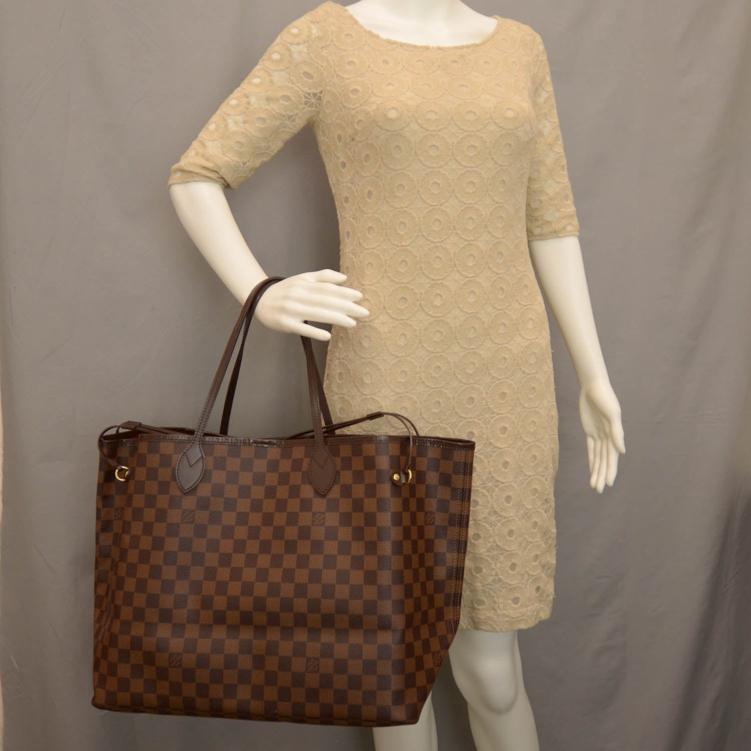 Louis Vuitton Damier Ebene Neverfull GM 2 of 7