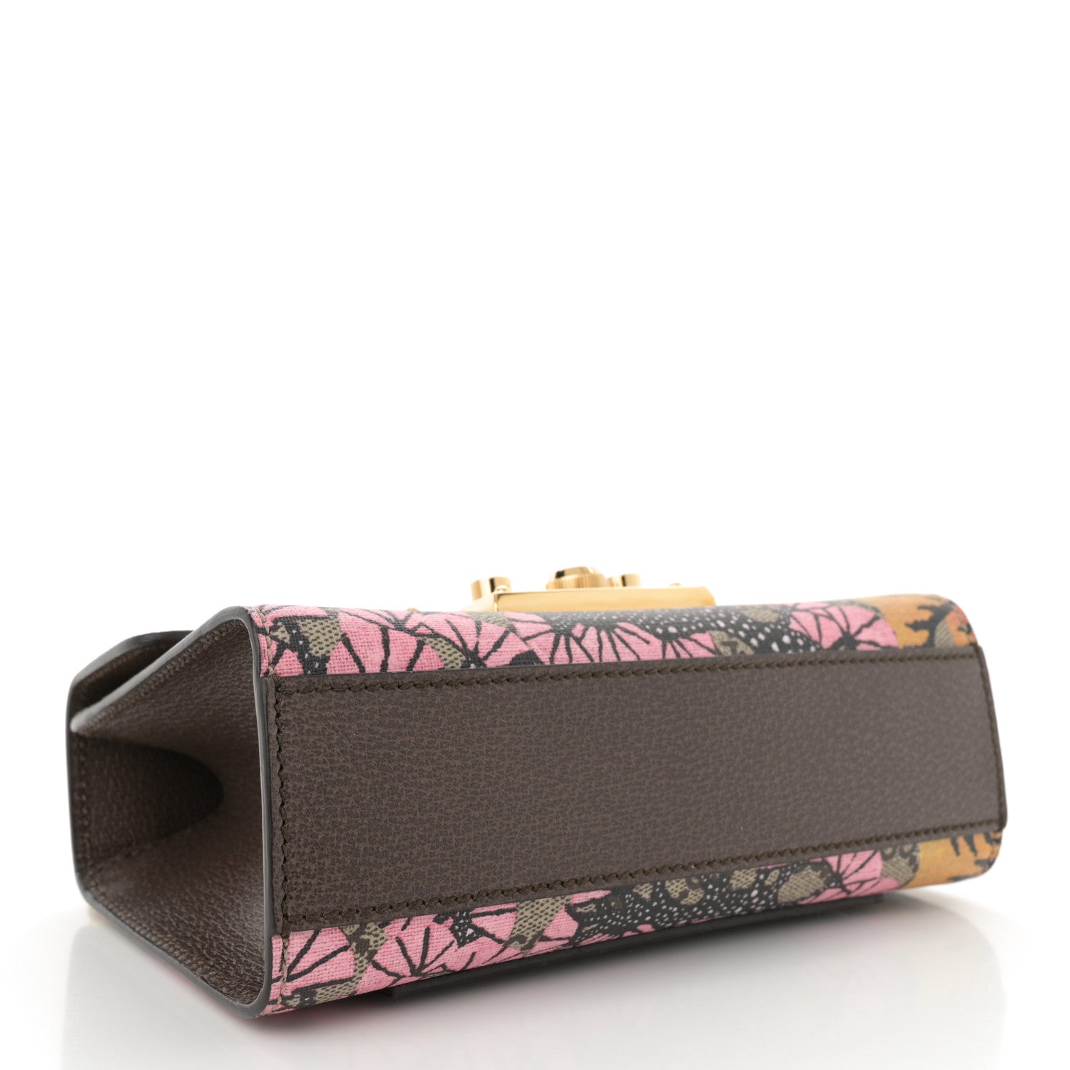 Gucci GG Supreme Monogram Bengal Small Padlock Shoulder Bag Beige Pink 4 of 12