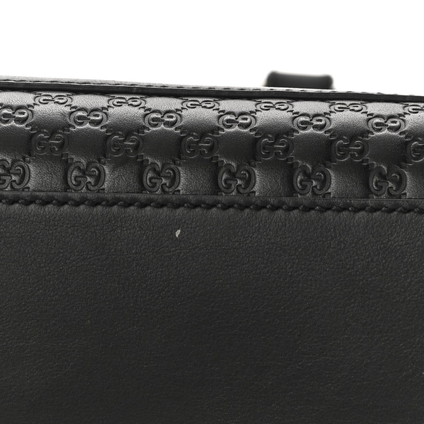 Soft Microguccissima Medium Tote Black