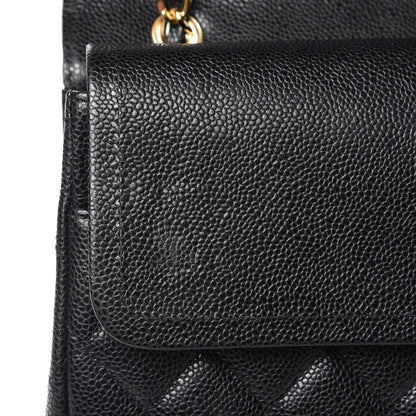Chanel Caviar Quilted Maxi Double Flap Black 6 of 11