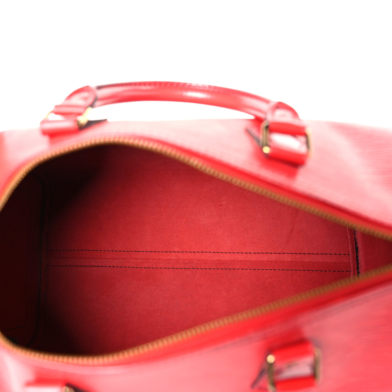 Louis Vuitton Epi Speedy 30 Castillan Red 5 of 8