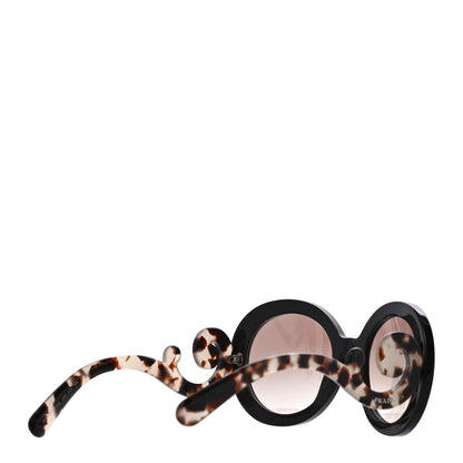 Prada Baroque Sunglasses SPR 27N Black 3 of 7